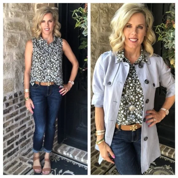 Cabi #3614 Keepsake Sleeveless Blouse Size Small - Picture 2 of 12